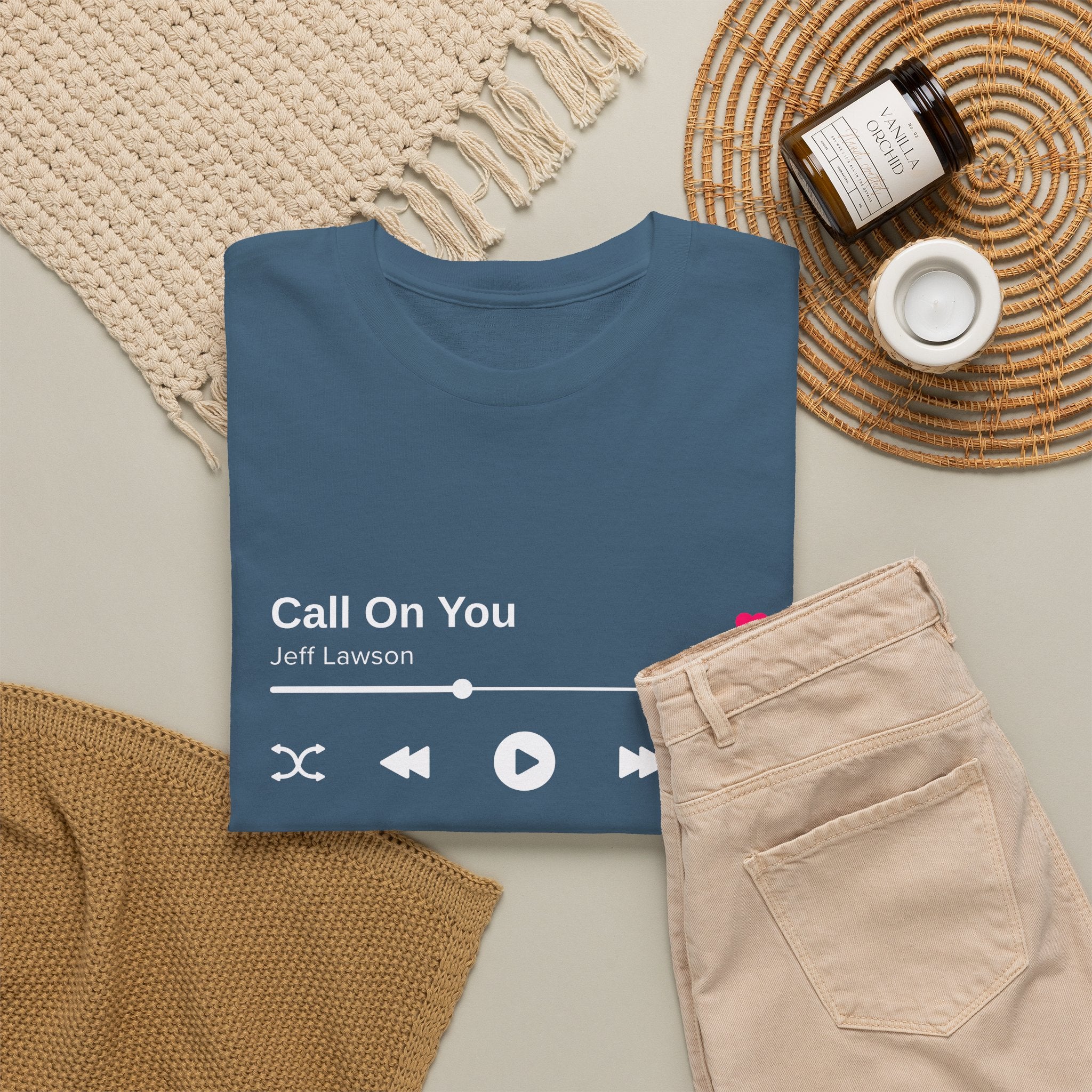 "Call On You" Music Player T-Shirt