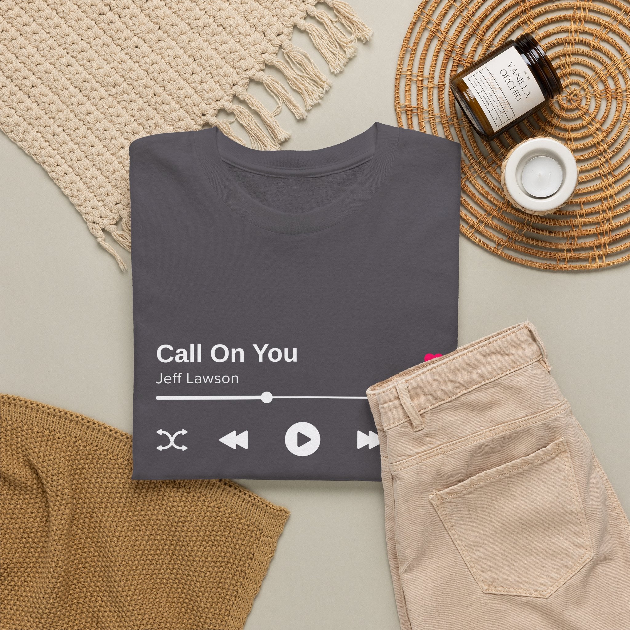 "Call On You" Music Player T-Shirt