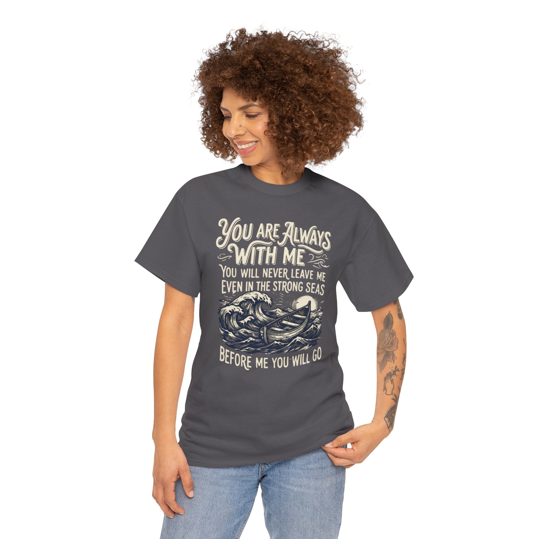 SUDDENLY Lyric T-Shirt - Charcoal